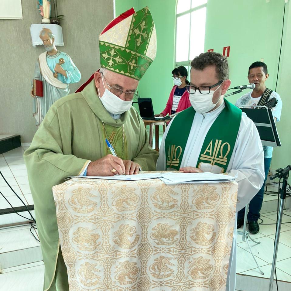 Dom Canisio Klaus e pe. Jackson